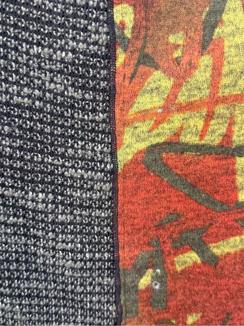 Multiples Patchwork Tunic in Rust, Olive & Black - Picture 5 of 6